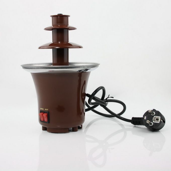 Stainless Steel 3 Tier Chocolate Fountain Fondue New