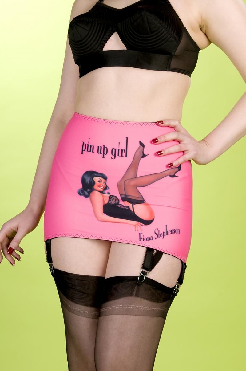 Stockings and Romance   Fiona Pin Up Girl Girdle