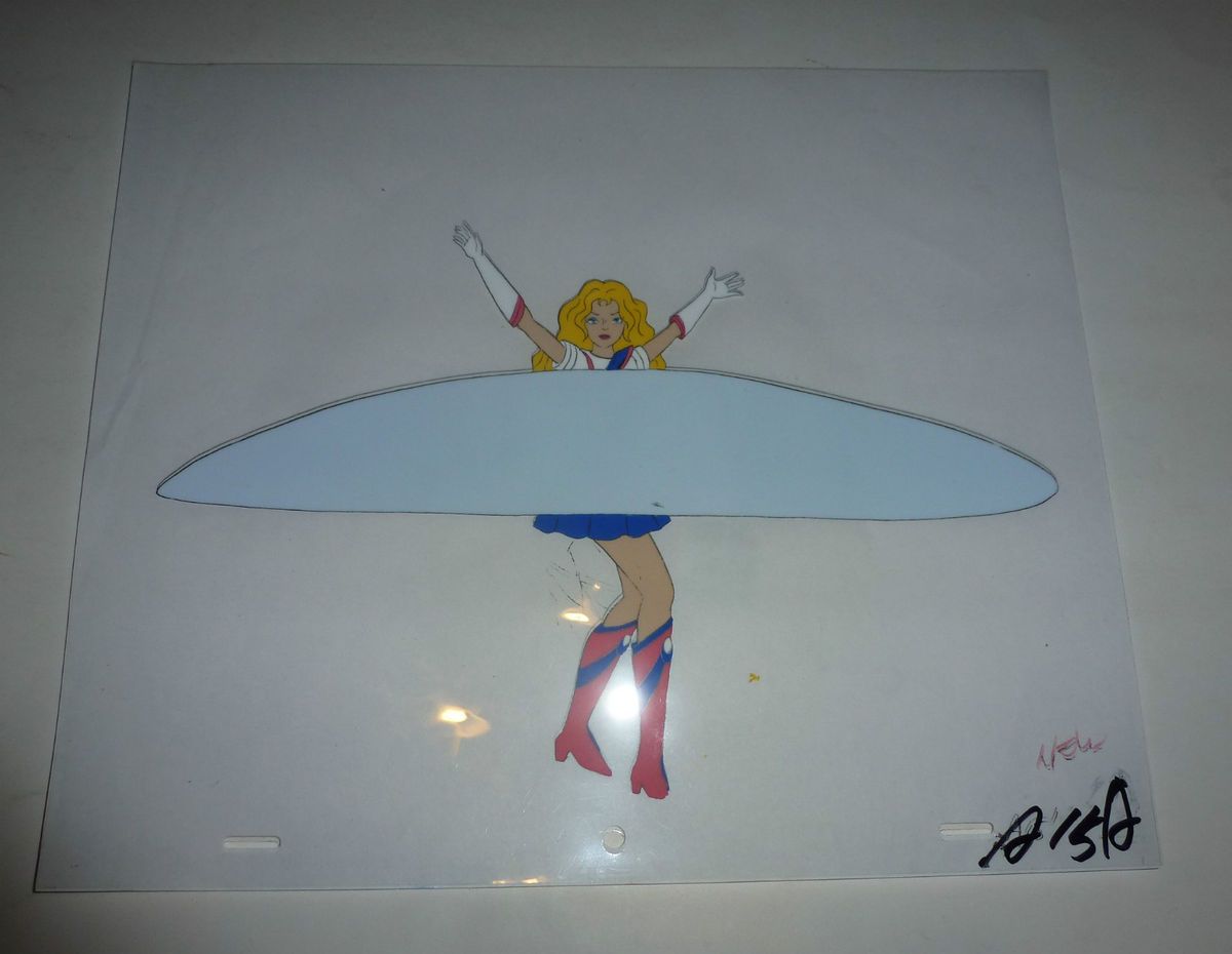 Sailor Moon 1994 Fox TV Pilot Production Art Animation Cel w Pencil