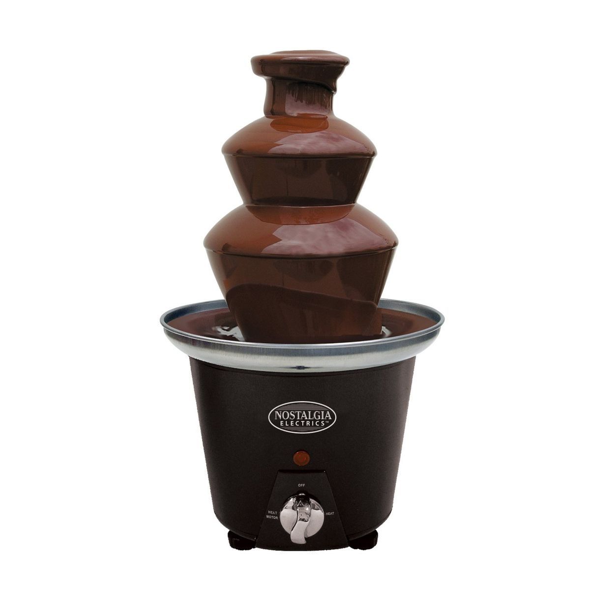 New Nostalgia Chocolate Fondue Fountain 2 Tier Tower 