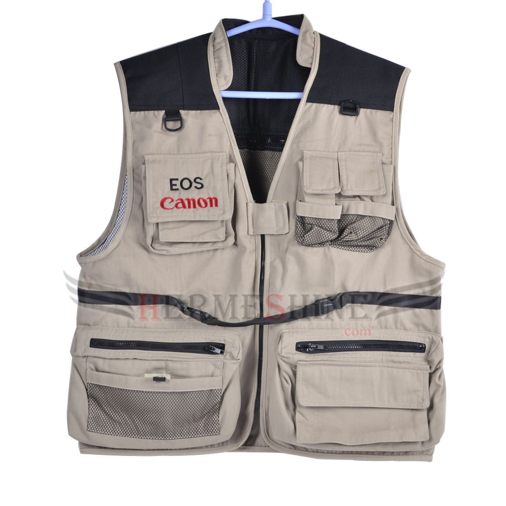 Pro Photo Vest for Canon 450D 500D 40D 30D 50D 5D2 User