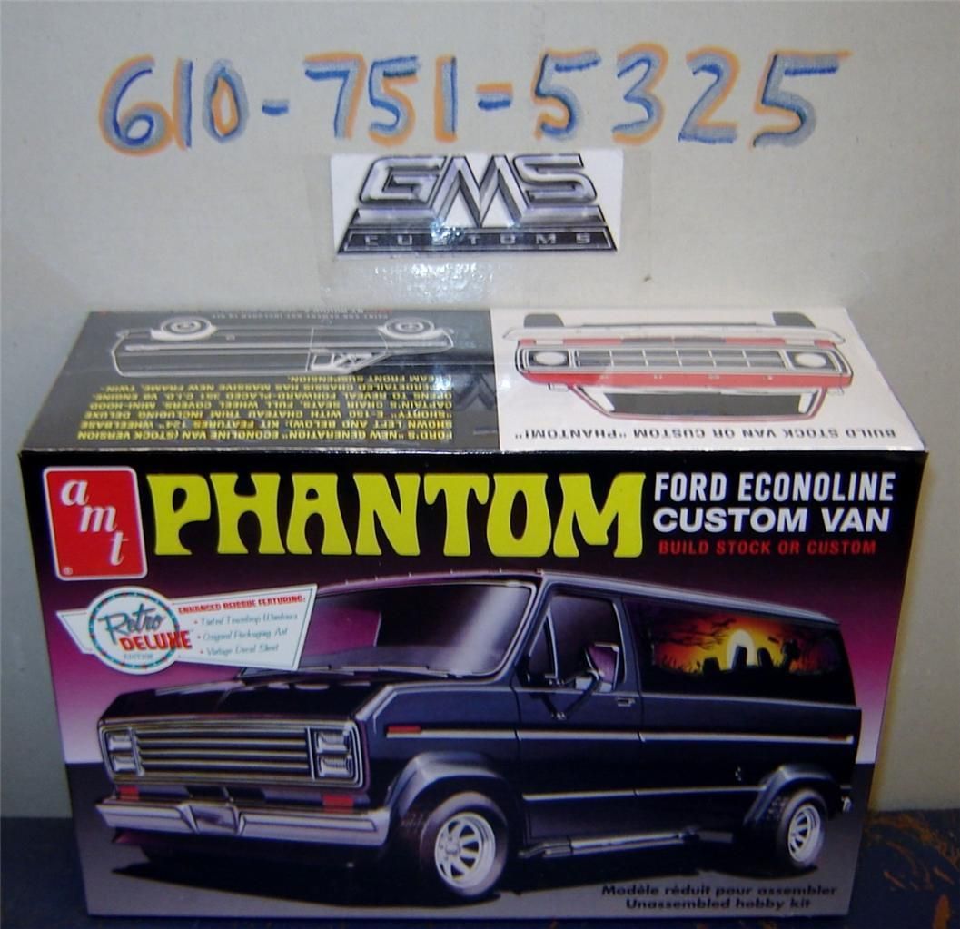 AMT 767 FORD ECONOLINE CUSTOM VAN FS GMS CUSTOMS REDUCED  1