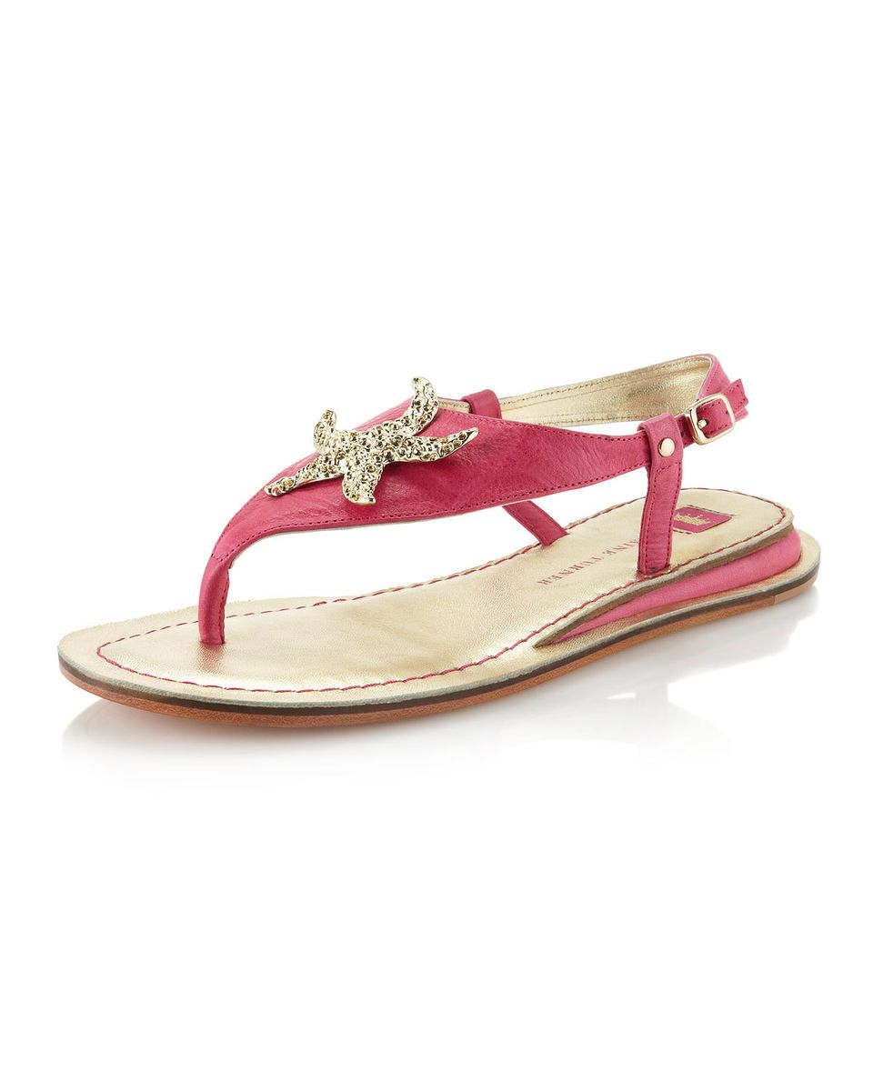 Elaine Turner Frances Starfish Sandal Flamingo