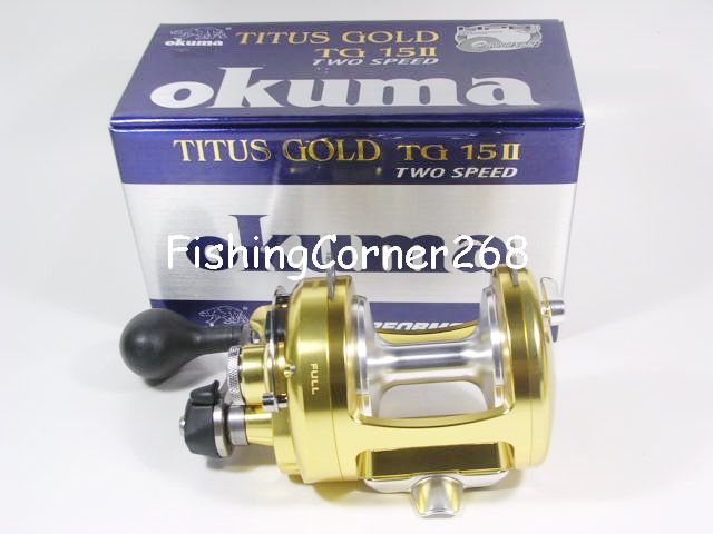 Okuma Titus Gold TG 15II Trolling Fishing Reel TG15II