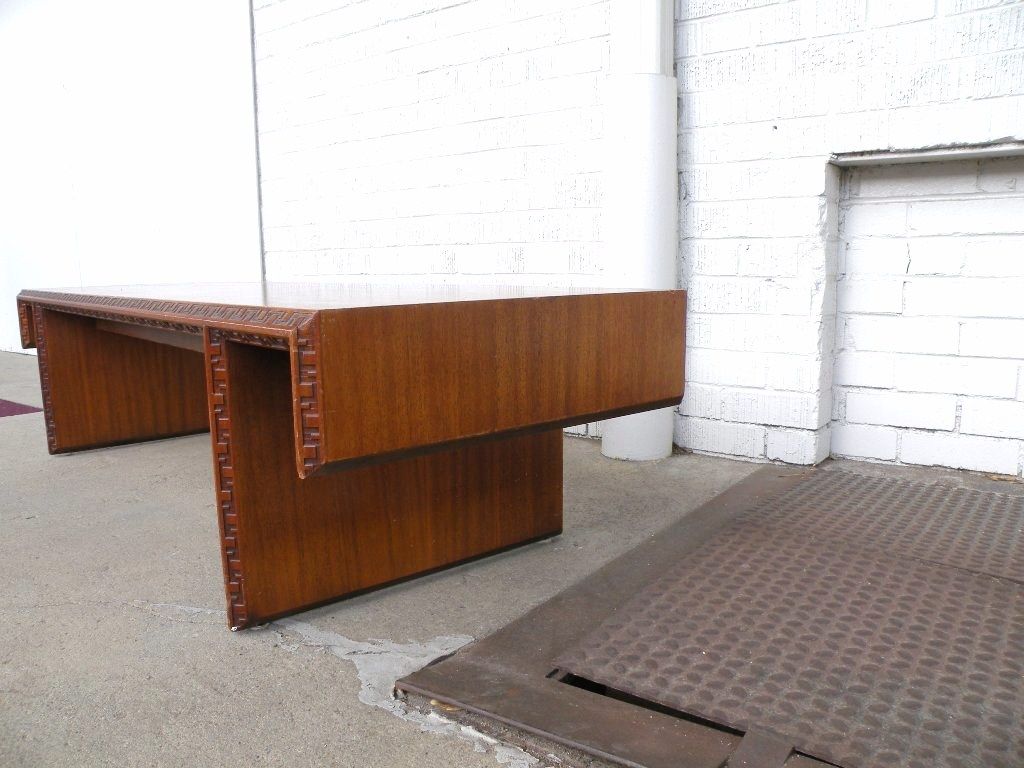 RARE 1950s Frank Lloyd Wright Heritage Henredon Cocktail Coffee Table