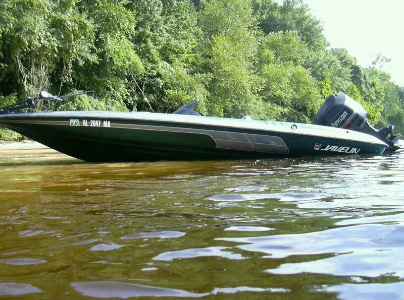 1995 Javelin 20 Ft Bass Boat 400 TE 200 HP Johnson V6 Venom