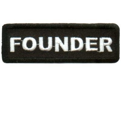 Founder Club Officer Embroidered Biker New Vest Patch