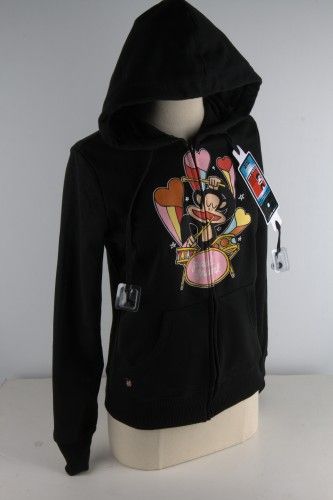 world wide paul frank black drumming julius hoodie buddie 2107