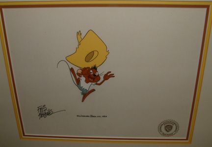 Friz Freleng Signed Production Cel 1983 Speedy Gonzalez