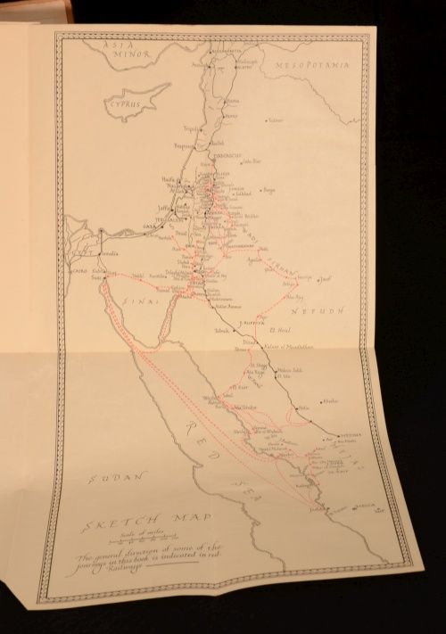 1927 Revolt in The Desert by T E Lawrence with Illustrations and Fold