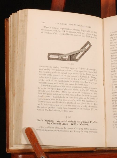 1876 Kinematics Machinery Franz Reuleaux First Edition