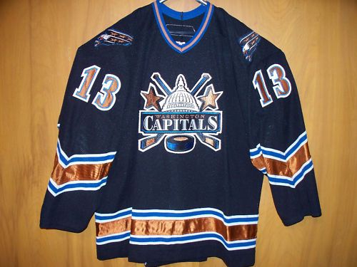 Washington Capitals Game Worn Jersey NHL Jiri Novotny