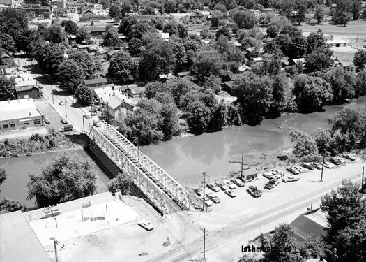 Mead Ave Bridge Spanning French Creek Meadville PA 1971