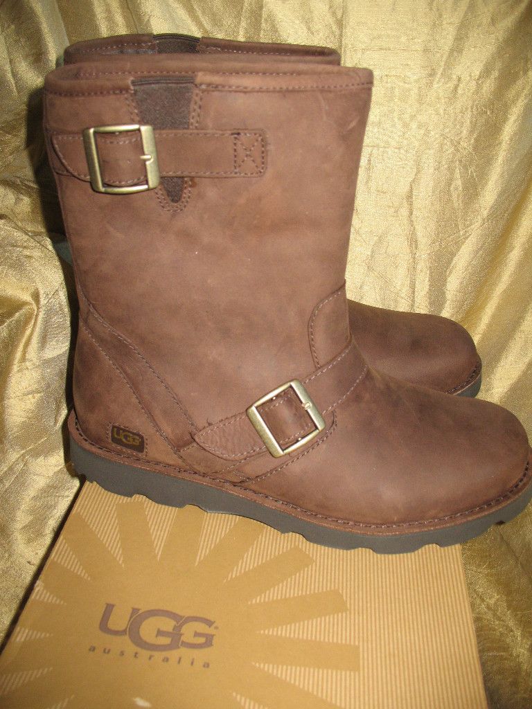 UGG Australia Gallatin Size 8 EU 41 Mudslide Leather