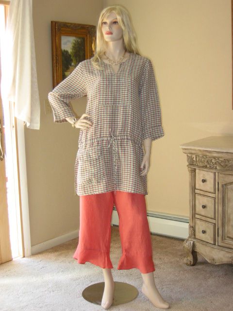 Flax 06 Linen Bedskirt Bloomers Pants Fruit Punch L NS