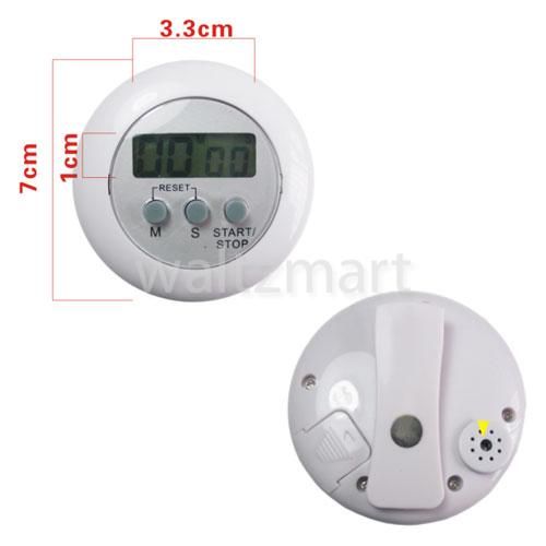  Digital LCD Game Kitchen Chef Cooking Count Down Up Timer Alarm White