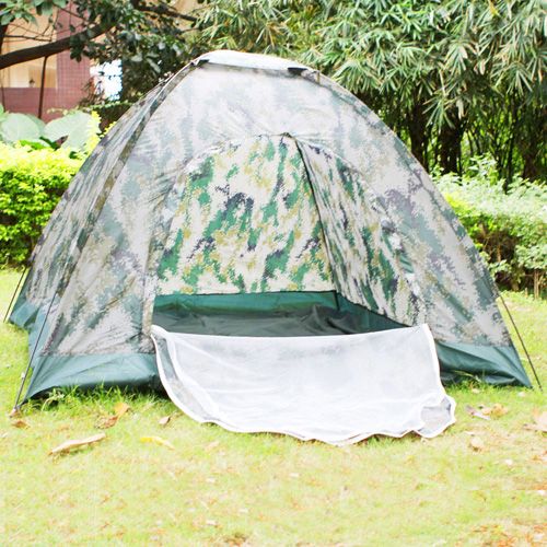 Folding Tent 2 Person Four Seasons Fiberglass Outdoor Camping Digital