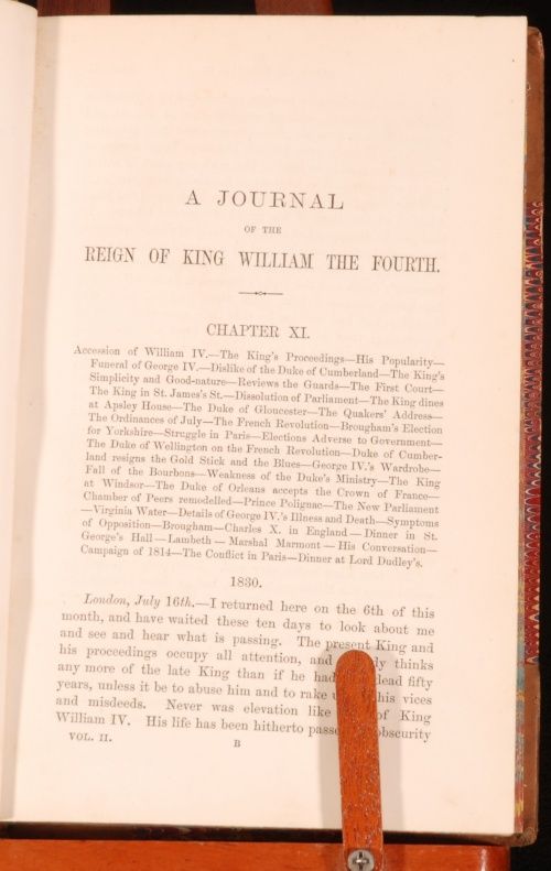 1875 87 8 Vol Greville Memoirs Complete George IV William IV Victoria
