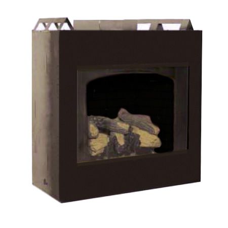 Monessen 724 Series Front View B Vent Nat Gas Firebox