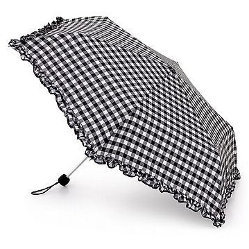 Fulton Birdcage Ladies Walking Length Clear Dome Umbrella Full Range