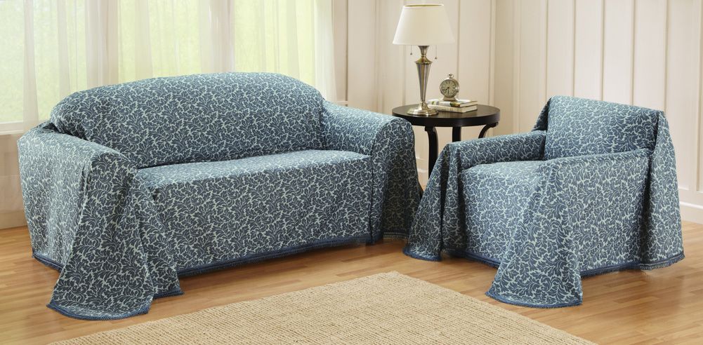  Damask Furniture Throw