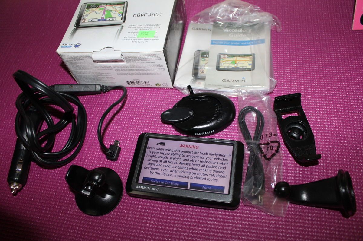 Garmin nuvi 465T TRUCK GPS Receiver