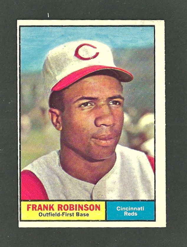 1961 Topps Frank Robinson 360 HOF Cincinnati Reds
