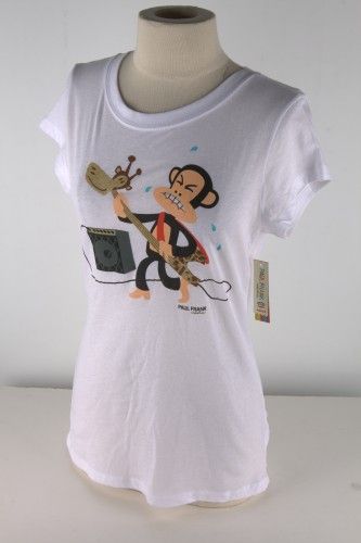 Paul Frank White Volume Rocker Scoop Tee 1944