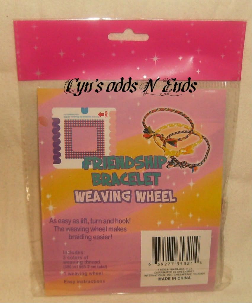 Create Your Own Friendship Bracelet Weaving Wheel Kit