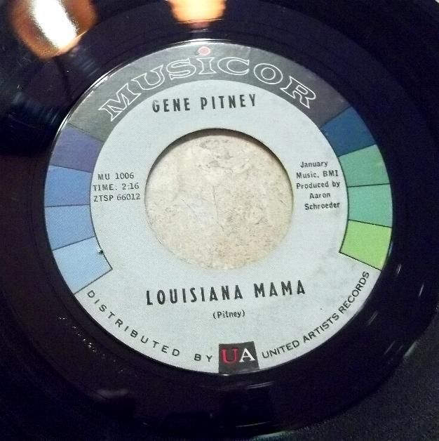Gene Pitney U A 45 RPM Louisiana Mama Take Me Tonight