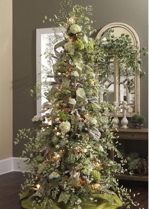 Porcelain Garden 12 piece Trim a Tree Starter Kit by RAZ IMPORTS