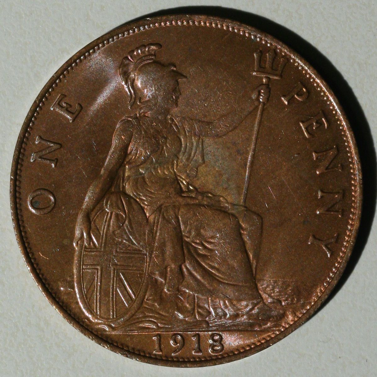 George V Penny 1918 Lot S67