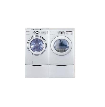 dwrwg3011ww washer gas dryer includes 2 15 pedestals stacking kit