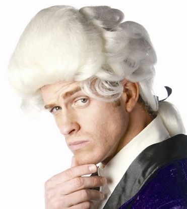 George Washington Colonial Adult Halloween Costume Wig