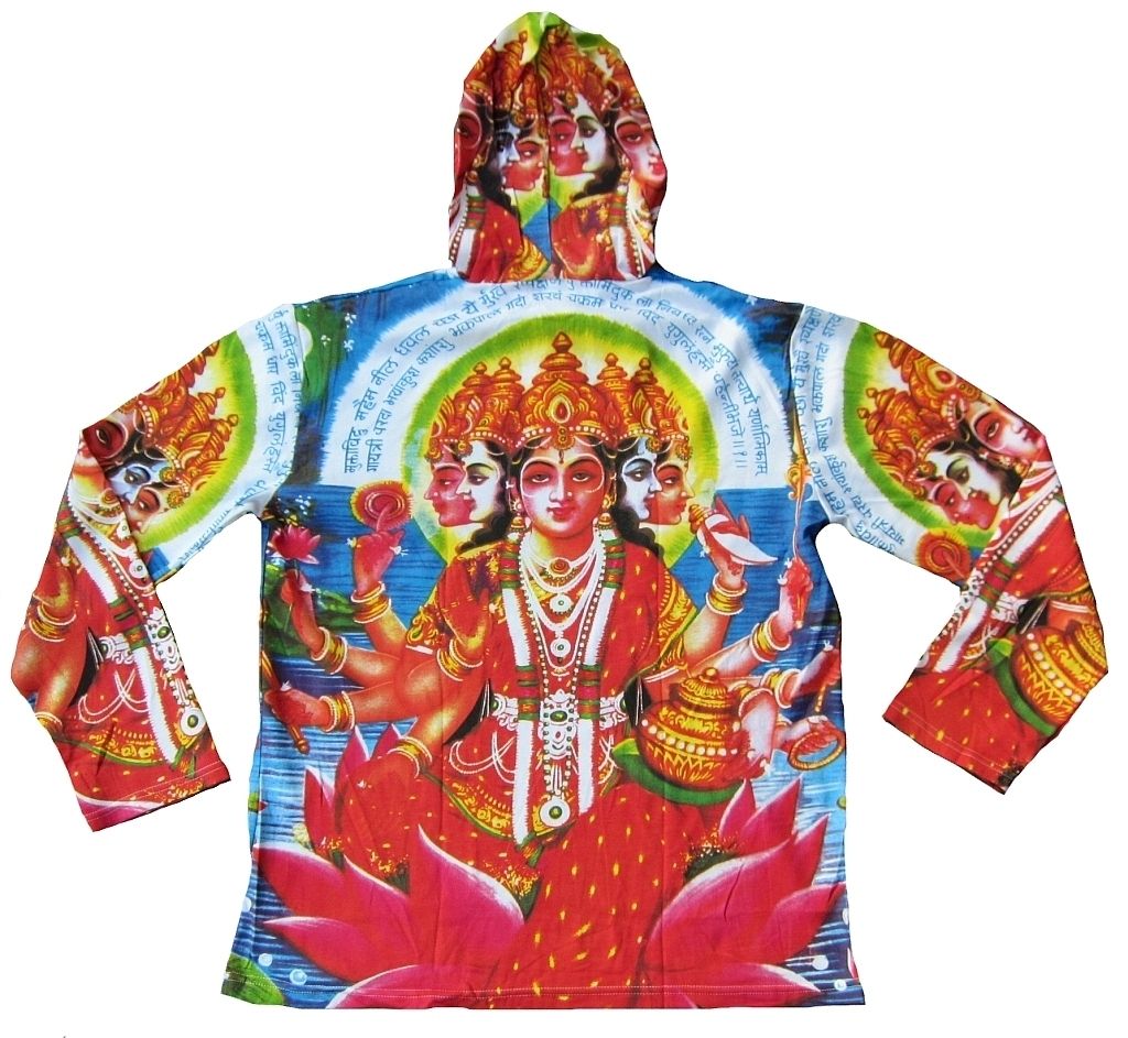 GAYATRI MATA Hindu Mantra Shiva Tattoo Designer Painting Hoodie T