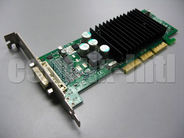 NVIDIA P118 GeForce FX5200 128MB AGP Video Card AGP and DVI