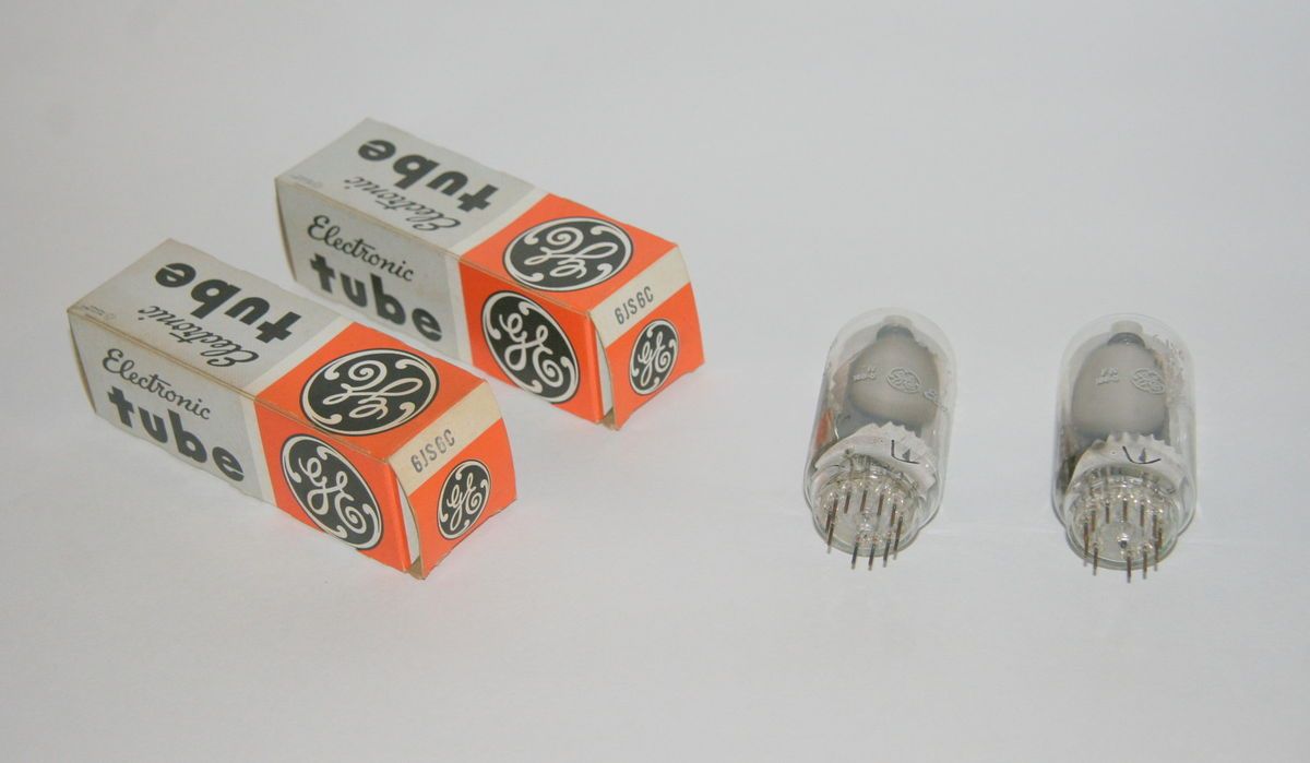 General Electric GE 6JS6C Electronic Tubes NOS Matching Date Codes