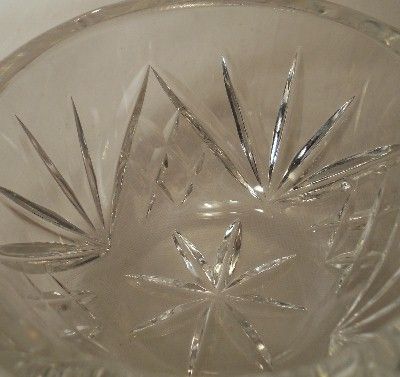 Galway Irish Crystal Ashford Pattern Cut Base Open Mini Sugar Bowl