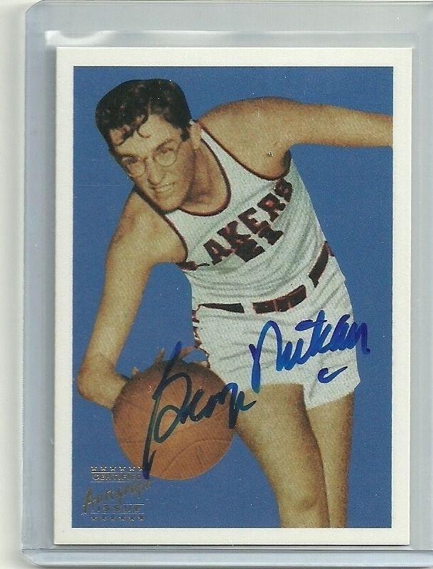 George Mikan 1996 Topps Stars Reprint Auto SP RARE