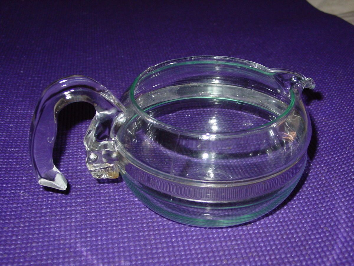 PYREX FLAMEWARE GLASS TEAPOT BOWL REPLACEMENT HANDLE + CARAFE BOTTOM