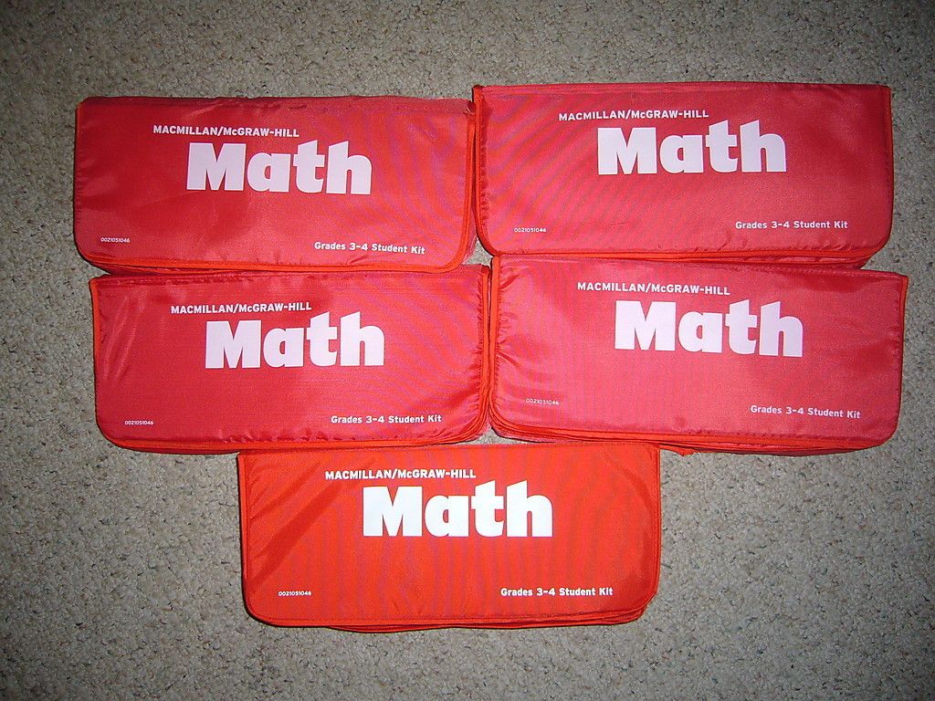 Macmillan McGraw Hill Math Student Manipulative Set 5