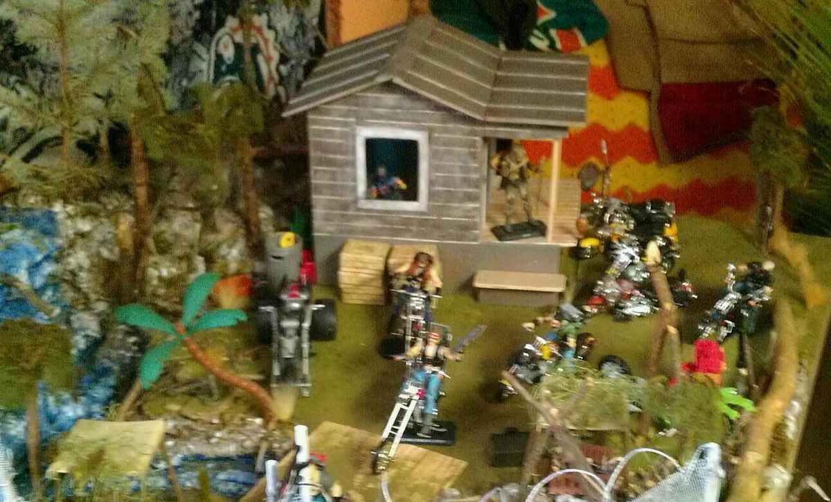 Custom Made Diorama Cabin for GIJOE Action Figures