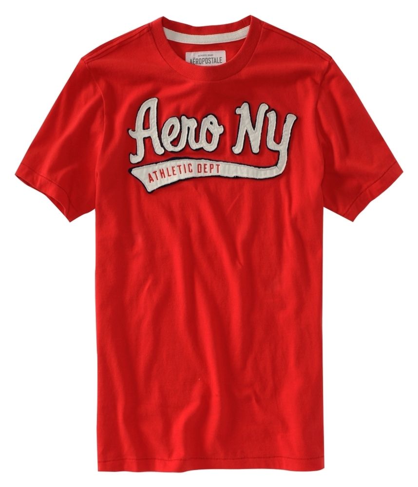 AEROPOSTALE New York Aero NY Athletic Dept Graphic T Shirt XL NWT Red