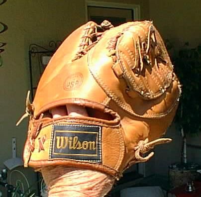 Gil Hodges Wilson Personal Model Tru Trap Baseball Firstbase Mitt