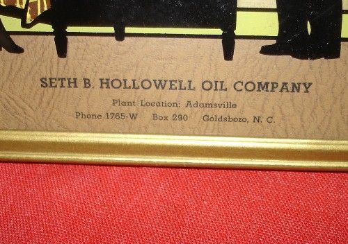 Hollowell Oil Goldsboro Silhouette Thermometer Print