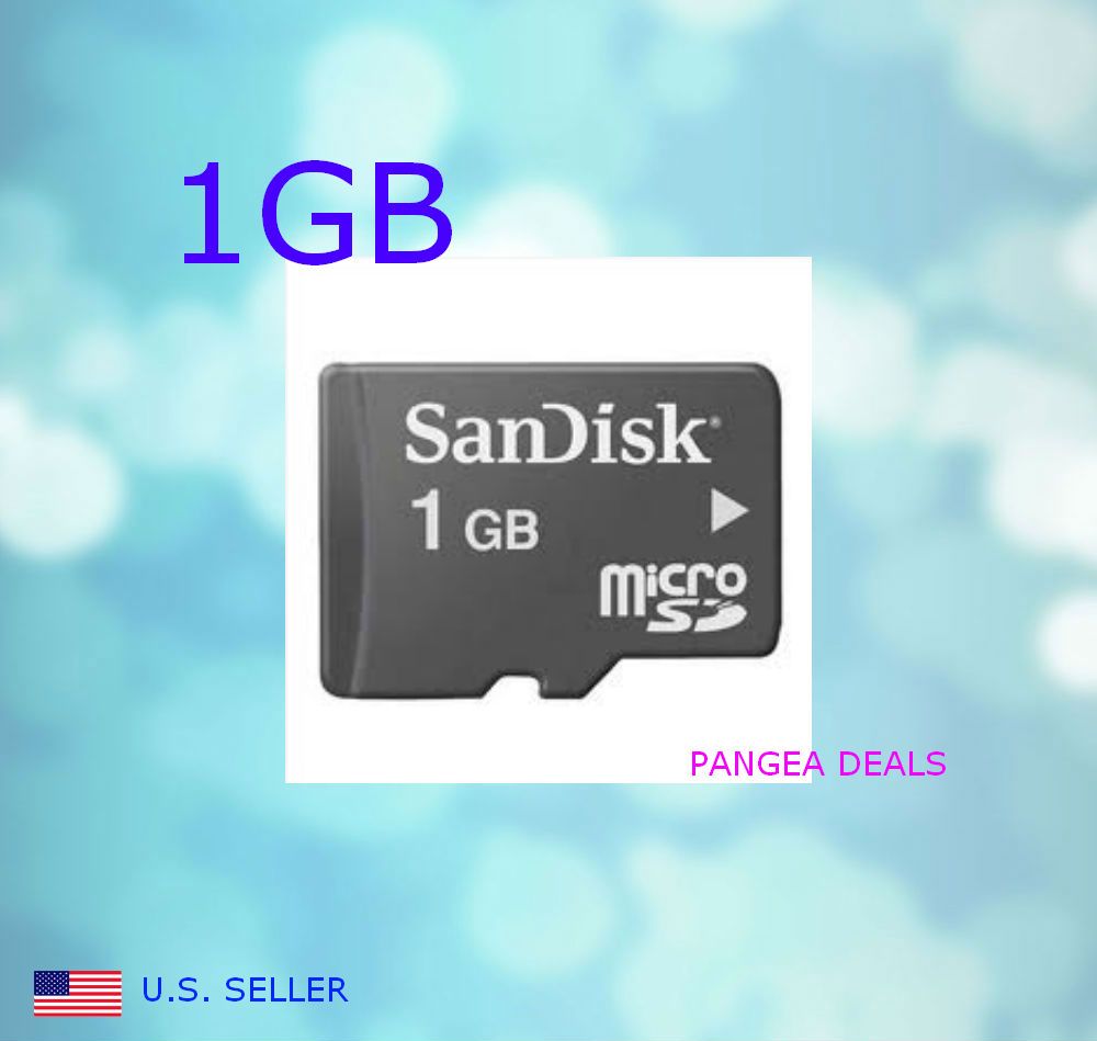 1GB Micro SD Flash Memory Card with Adapter