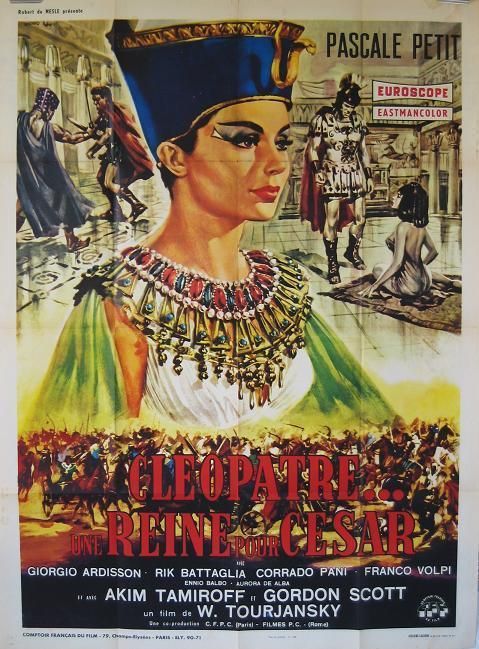 Cleopatra A Queen for Cesar 1962 Gordon Scott 47x63