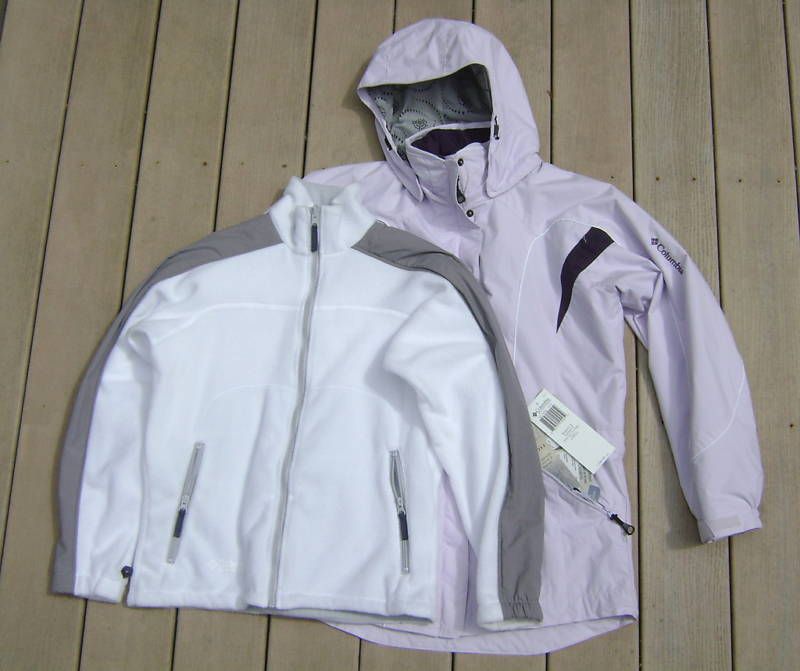 Columbia Peak Glazer II Parka Womens Girls Ski Jacket s 3 in 1