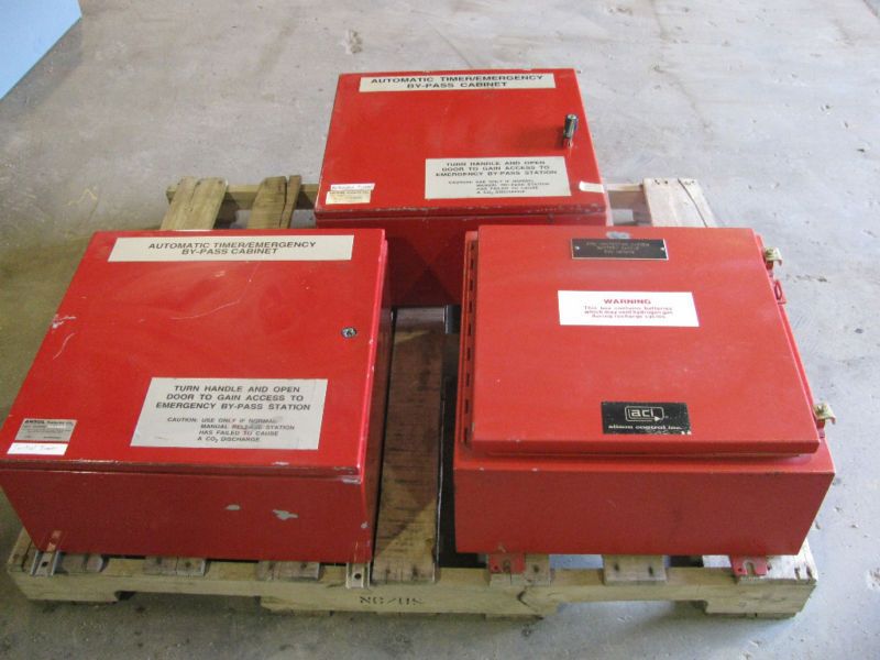 Ansul Fire System CO2 Controls and Battery Backup