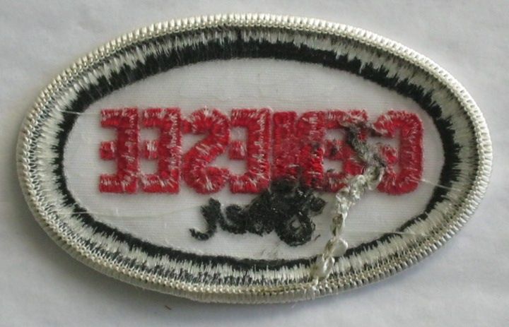 Genesee Beer Patch vintage 3 3/8 Oval Breweriana Advertising NOS